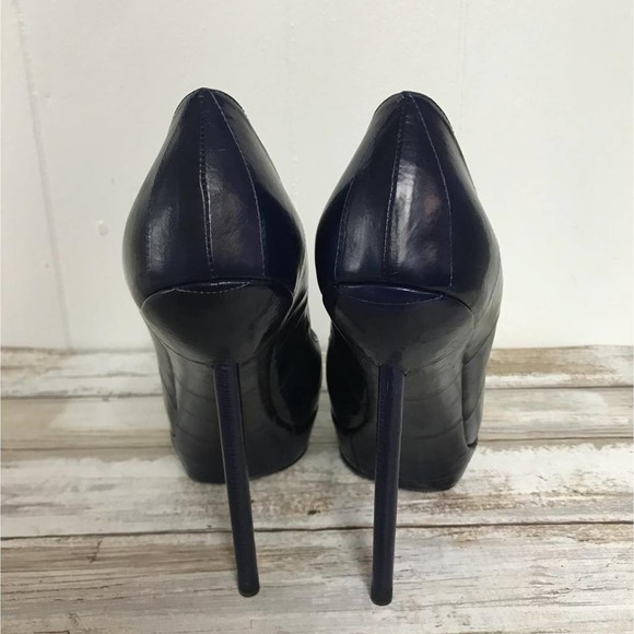 YVES SAINT LAURENT DIVINE 105 EEL PUMPS 36.5 - Picture 4 of 8